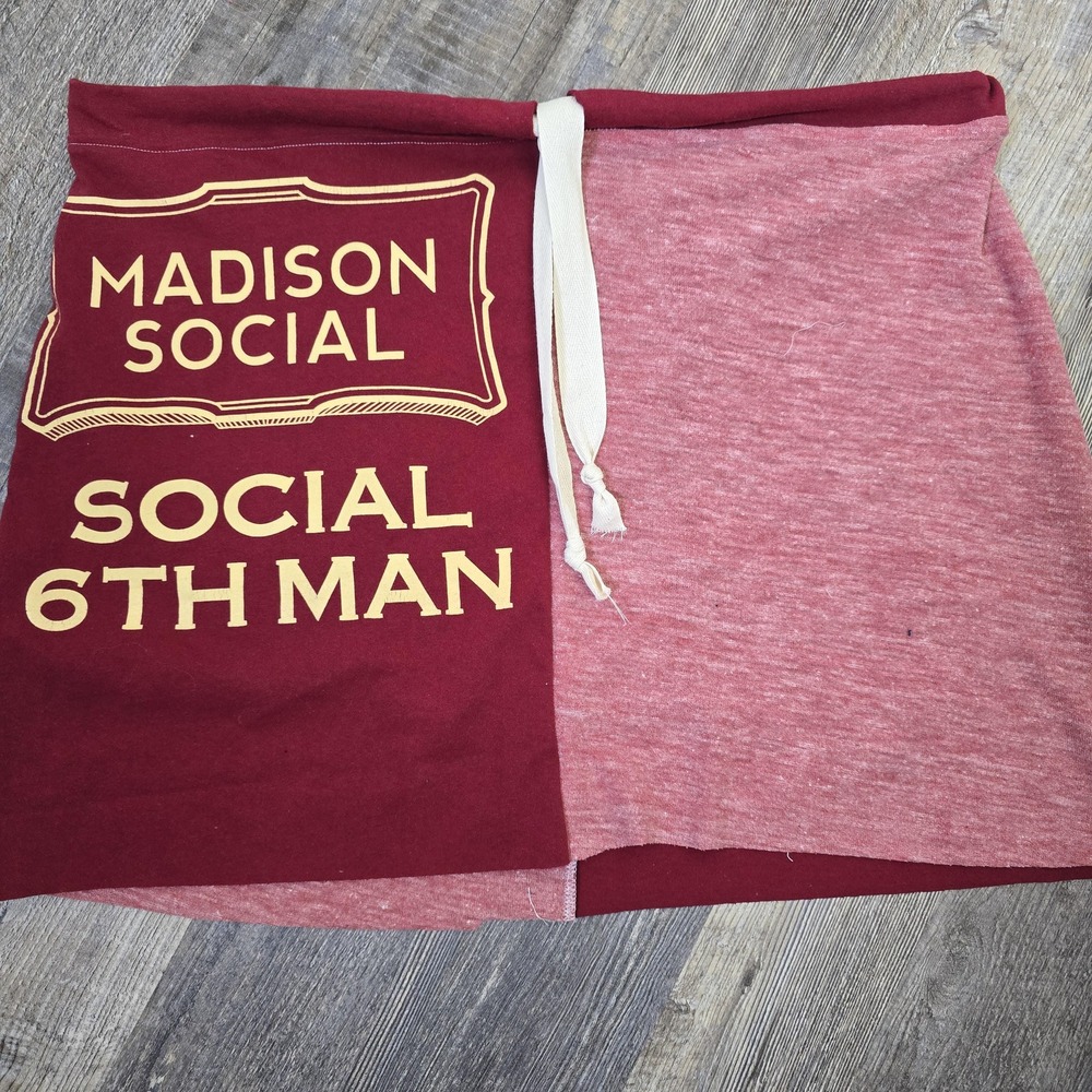 Upcycled FSU and Madison Social theme.  Streetwear. One of a Kind.‎  One Size - Picture 3 of 4